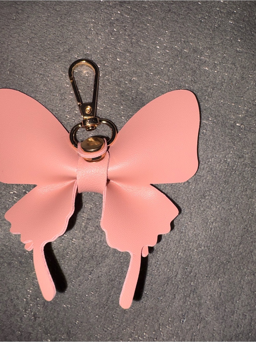 Pink Bow Keychain Bag Charm - Stylish Women’s Accessory - Picture 2 of 2